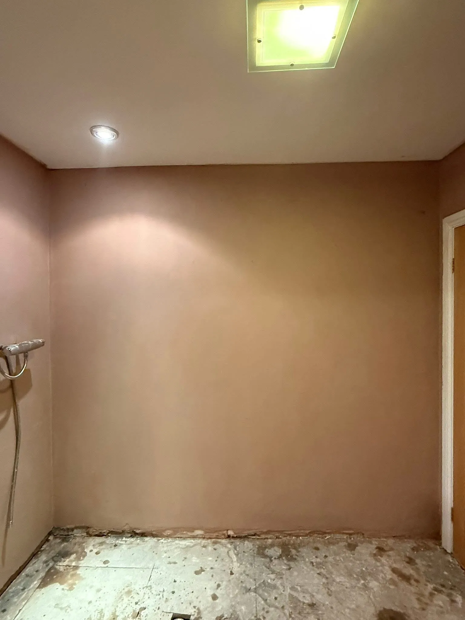 Bathroom plastering job mid-renovation (4 of 4)